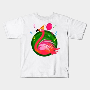 Flamingo Party Kids T-Shirt